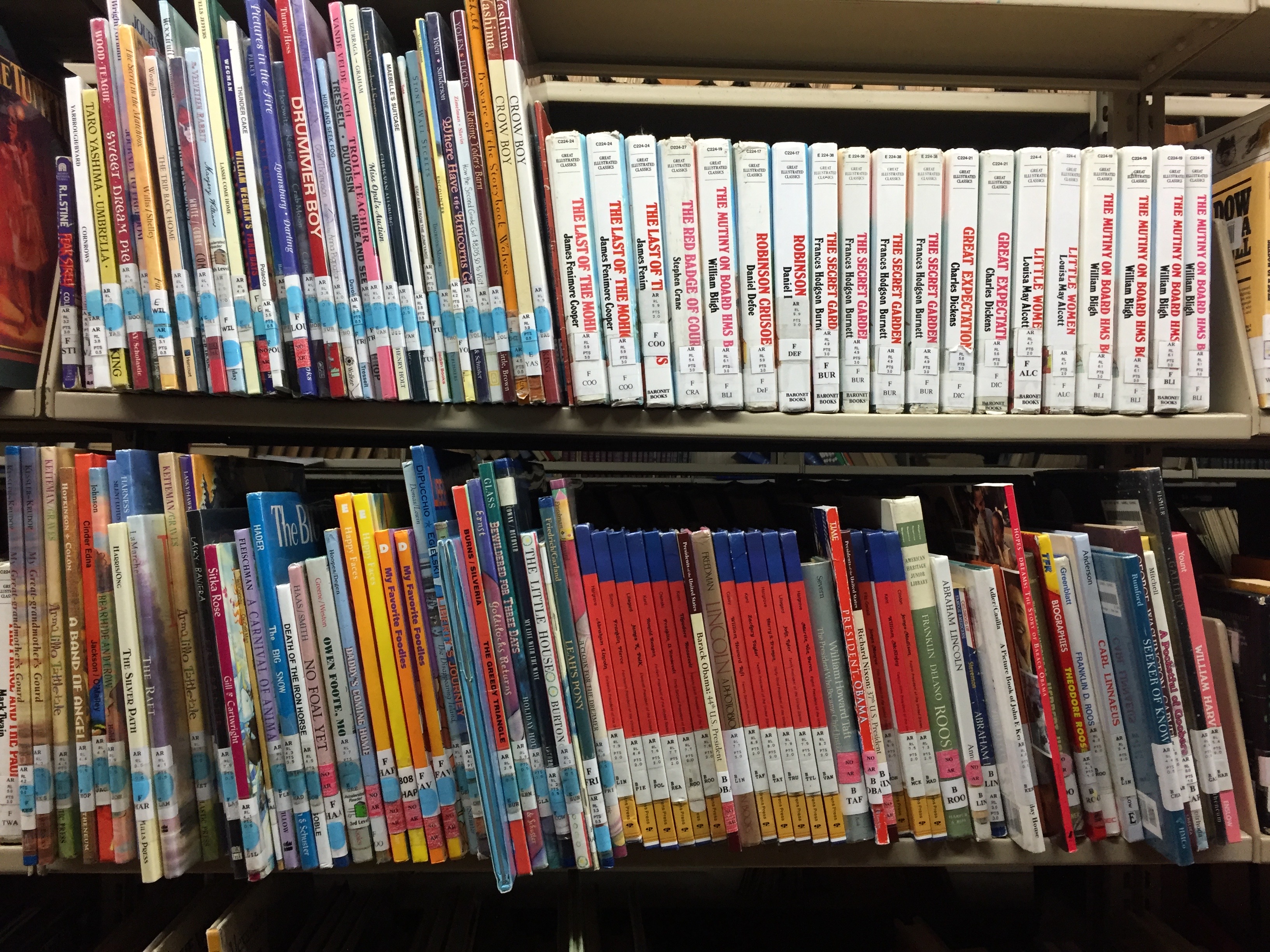 Ex library childrens books.